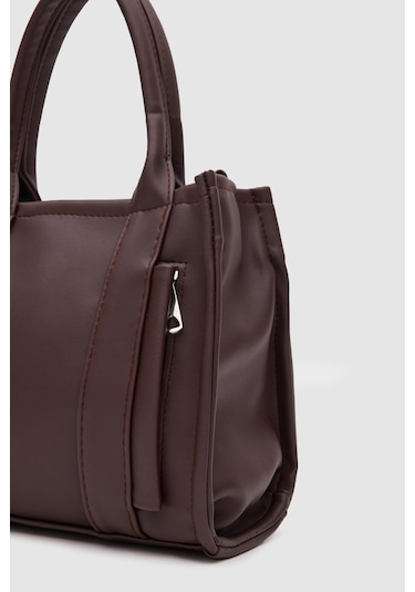 Shule Bags Miles Tote Bag Acı Kahve Acı Kahve