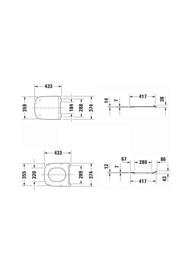 Duravit Klozet Kapağı Durastyle Beyaz Amortisörlü 063790095
