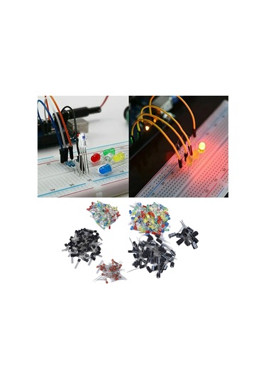 Maiyame 1500 Parça Elektronik Bileşen Seti: Direnç, Transistör, Led Diyot Ve Kapasitörlerle Kapsamlı Dıy Proje Çözümü