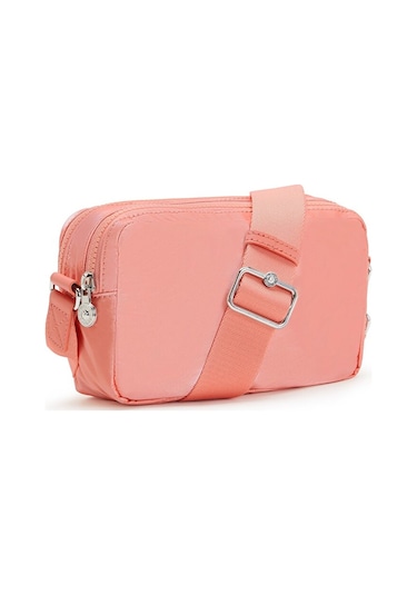 Kıplıng Milda Küçük Boy Omuz Çantası Pembe Peach Glam Pembe
