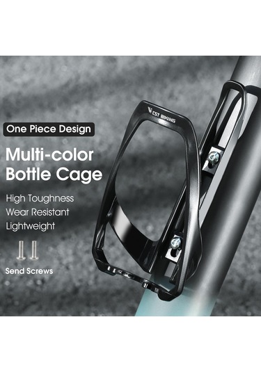 Açık Mavi Bisiklet Su Şişesi Tutucu Yol Bisikleti Hafif İçme Şişesi Kafesi Bisiklet Bardak Tutucu Bardak Braketi Açık Mavi
