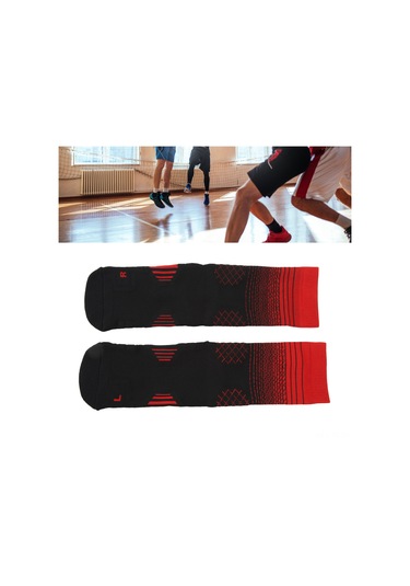 Skycity Erkekler İçin Profesyonel Spor Çorabı - Ter Emici, Kayma Engellli, Yumuşak Yastık Ve Ayak Bileği Desteği - Basketbol, Koşu, Bisiklet İçin Orta Boy Siyah-kırmızı 2 Adet Siyah Ve Kırmızı Skycity Erkekler İçin Profesyonel Spor Çorabı - Ter Emici, Kayma Engellli, Yumuşak Yastık Ve Ayak Bileği Desteği - Basketbol, Koşu, Bisiklet İçin Orta Boy Siyah-kırmızı 2 Adet Siyah Ve Kırmızı
