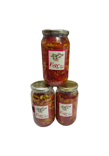 Domates Soslu Acı Biber Konservesi 1 Kg.x 3 Adet