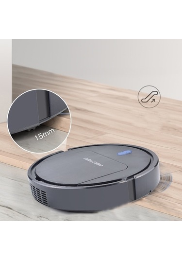 Dancemonkey Jallen Gabor Is25 Ev Tipi Şarjlı Otomatik Süpürge Akıllı Süpürge 25 X 25 X 6 Cm Siyah Siyah