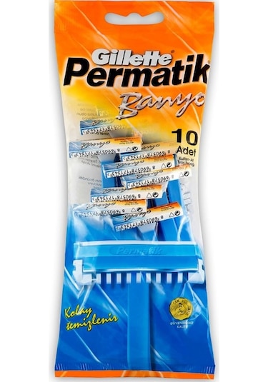 Gillette Permatik Banyo Tıraş Bıçağı 10'lu