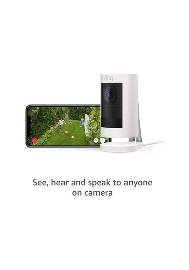 Ring Stick Up Cam Elite, İç/dış Mekan Güçlü Hd Güvenlik Kamerası - Beyaz