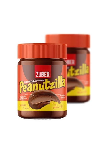 Züber Peanutzilla Kakaolu Fıstık Kreması 2 x 315 G