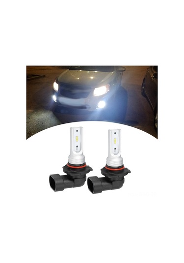 Springsun H10/9145 72w 6000k Beyaz Led Faro Ampülü, 3200lm Parlaklık, Yağmur Ve Tozda Görünürlük Artırıcı, Su Geçirmez, 2 Adet