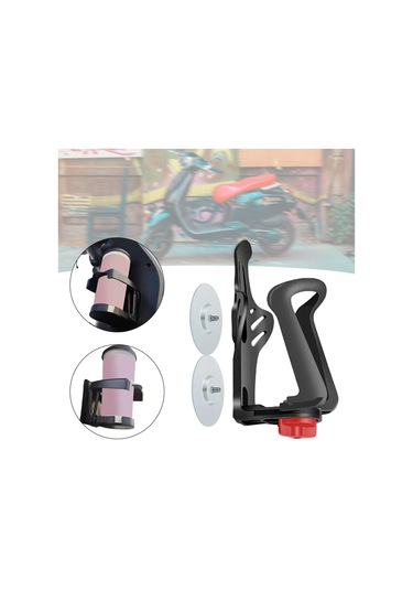 Suntek Bisiklet Su Şişesi Tutucu Taşınabilir Hafif Şişe Siyah