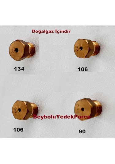 Dominox Uyumlu Ocak Doğalgaz Enjektör Memeleri Takım 7 Mm
