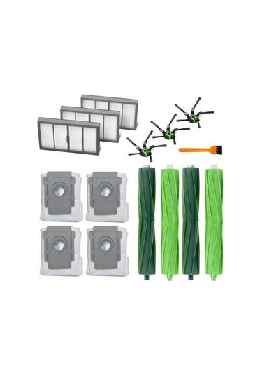 Pazly İrobot Roomba S9/s9+ Yedek Parça Seti - 4 Fırça, 3 Filtre, 3 Torba Paketi