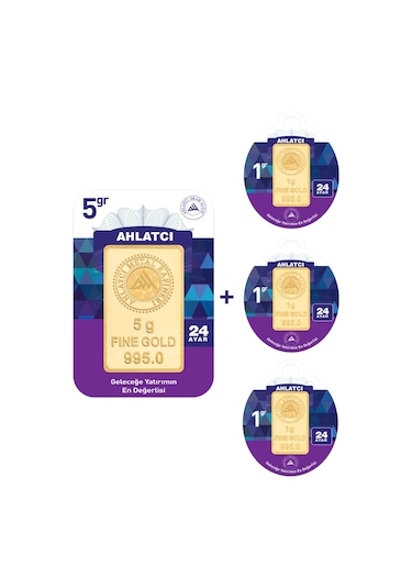 Ahlatcı Kuyumculuk 8 Gram 24 Ayar Külçe Altın