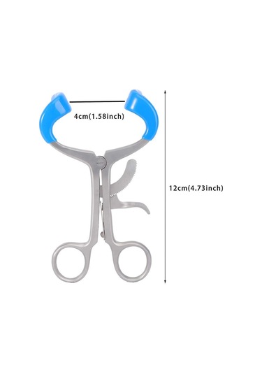 Qingmipy Diş Muayenesi İçin Paslanmaz Çelik Ağız Genişletici - Rahat Kullanım Çok Renkli