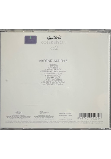 Müzik Cd'sidir Plak Değildir Cd Yeni Türkü Koleksiyon Cd2 Cd