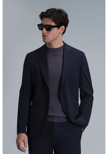 Lufian Erkek Asel Ceket 111140167 Navy Lacivert