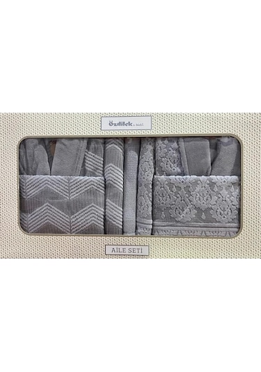 Özdilek Tappeto Aile Seti Antrasit Gri Antrasit