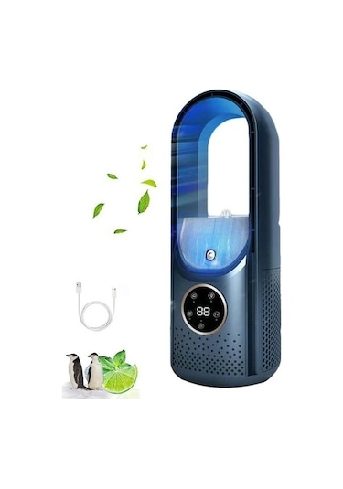 Ebitda Taşınabilir Klima Usb Soğutma Fanı 6 Nem Seviyesi Mini Hava Soğutucu Ev/yatak Odası/ofis İçin