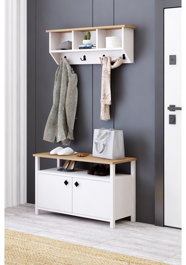 Remy Portmanto Sepet - Beyaz