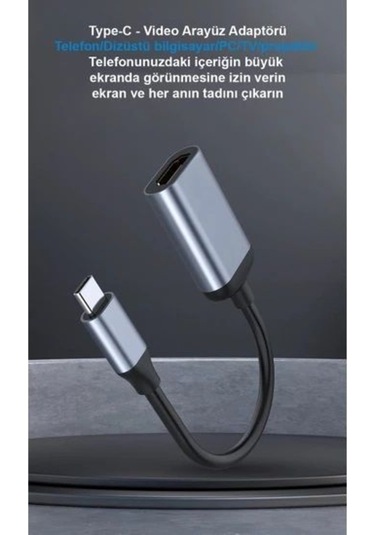 Daytona Hc-03 Type-C =Hdmı Çevirici,4K Full Hd