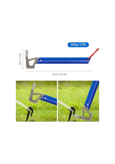 Pazly Ve Kamp Hafif Geeroyoo Doğa Çivisi Çekici Çakma Çadır Bahçe Alüminyum Aleti - Mw