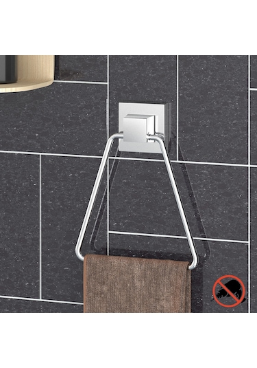 Teknotel Easyfıx Yapıskanlı Üçgen Havluluk Krom Ef233 Krom