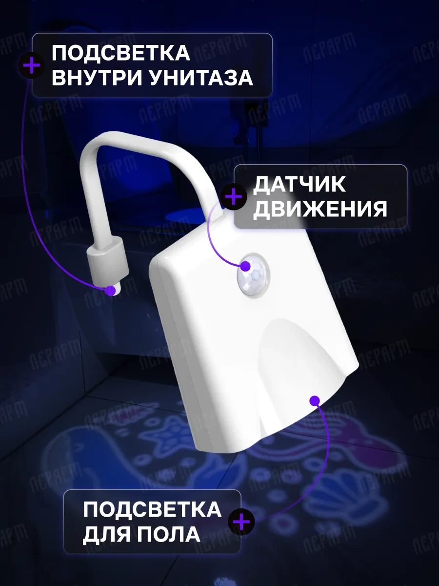 Lerart Hareket Sensörlü Tuvalet Arkası Aydınlatma 283979492 Beyaz