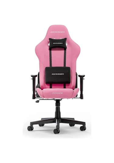 Dxracer Prince L Kumaş Serisi Su Geçirmez Oyuncu Koltuğu - Pembe Pembe