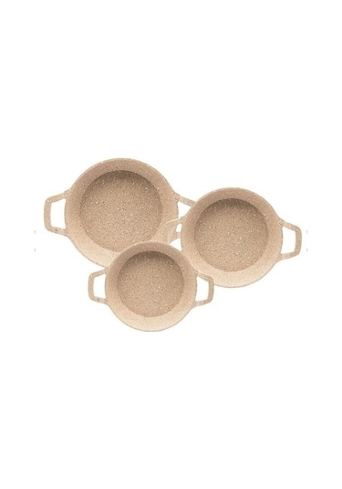 Aryıldız Parma 3 Parça Döküm Granit Sahan Seti Kumbeji