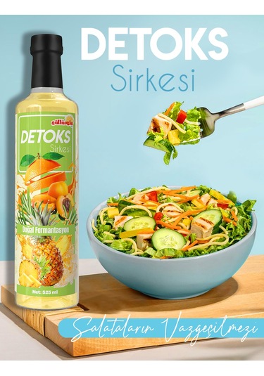 Güllüoğlu Detoks Sirkesi X 2 Adet 525 Ml