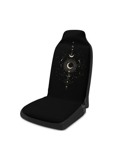 Novahub Araba Koltuk Koruyucu, Altın Ay Desenli Otomobil Dekorasyonu, Stil: Gümüş Yıldız Diğer