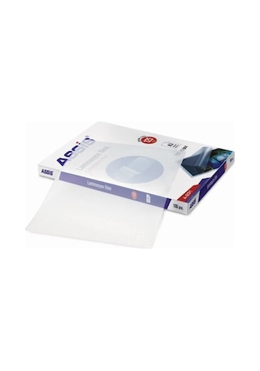 Assis A3 Ebat 125 Micron Parlak Laminasyon Filmi 100'lü