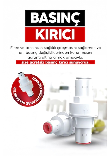 Pluskit 8 Litre 15 Aşama Mineralli 75 Gpd Su Arıtma Cihazı Ks0010