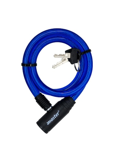 Master 500941 Anahtarlı Bisiklet Kilidi 10mm X 80cm Çok Renkli