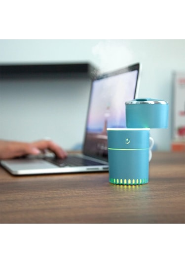 Lattice Ortam Nemlendirme Ve Dezenfektan Buhar Makinesi Mavi Usb Çok Renkli