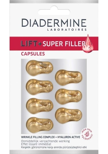 Diadermine Lift+ Süper Filler Kırışıklık Doldurucu 7'li Kapsül