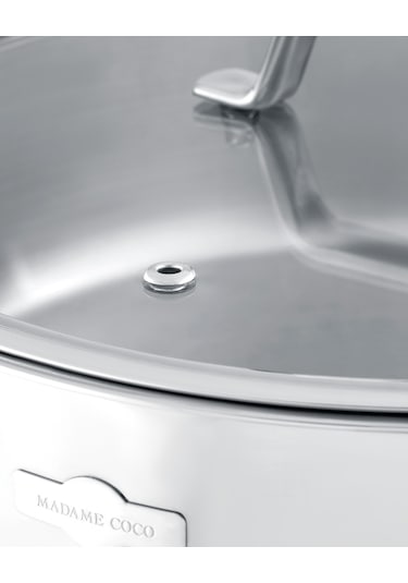 Madame Coco Nova Derin Tencere - Çelik - 18 Cm Çok Renkli