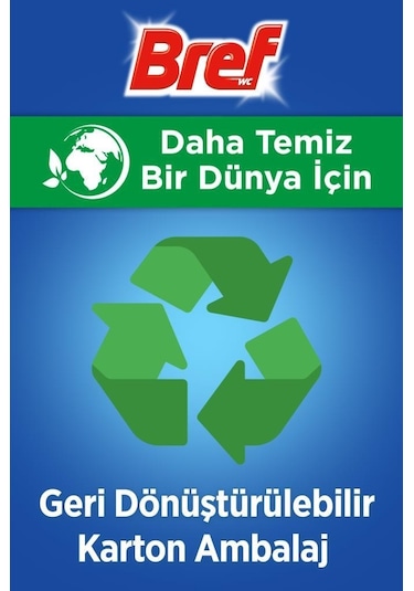 Bref WC Power Aktiv Duopack Katı Tuvalet Bloğu Çam 5 x 2'li Paket