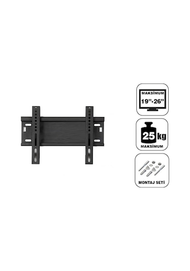 Teif 19'' 26'' 49 66 Ekran Askı Aparatı Su Terazili
