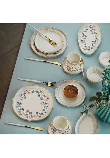 Aryıldız Lavinia 32 Parça Kahvaltı Seti Beyaz