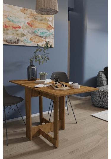 Roma Pratik Katlanır Masa Mutfak Masası Yemek Masası Çok Renkli