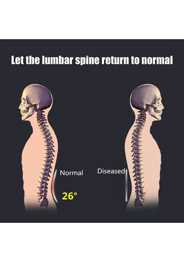 Kosona Evde Kullanıma Uygun Lomber Egzersiz Cihazı - Bel Ağrısı Alleviation, Dik Duruş Düzeltici Ve Masaj Fonksiyonu - 3 Seviye Ayarlanabilir Abs Malzeme Çok Renkli