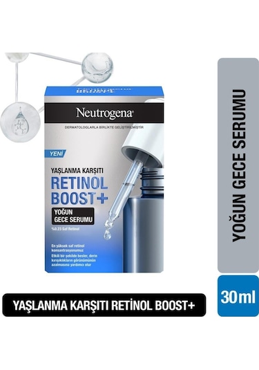 Neutrogena Retinol Boost Kırışıklık Karşıtı Yoğun Gece Serumu 30 ML