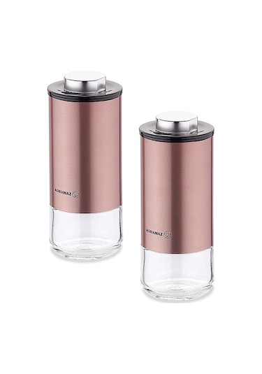 Korkmaz A5521-2 Stora Plus Rosegold Tuzluk Biberlik Seti