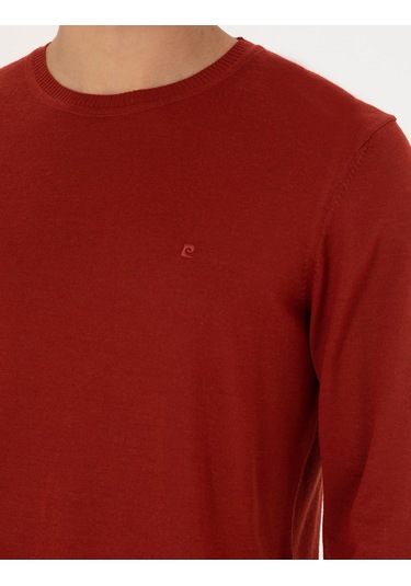 Pierre Cardin Erkek Kiremit Triko Kazak 50270054-vr031 Kiremit Kiremit