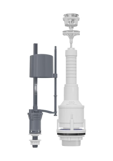 Mega 3004 Basmalı Rezarvuar İç Takımı Beyaz - Gri