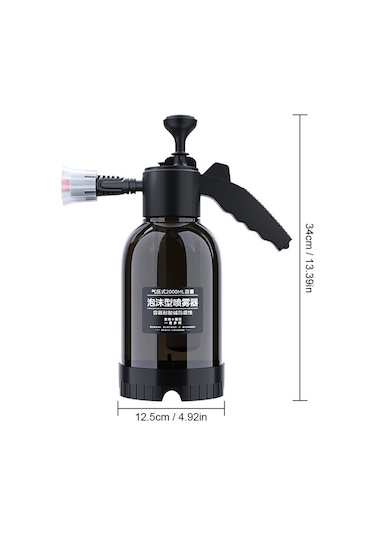 Mufunye 2l Manuel Köpük Püskürtücü - Araba, Bahçe Ve Ev Temizliği İçin Çok Amaçlı Basınçlı Spreyleme Sistemi