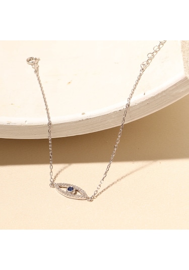 Göz Efektli Bileklik 718504 Silver