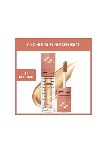 Maybelline New York Sunkisser Likit Aydınlatıcı Highlighter 21 All Star