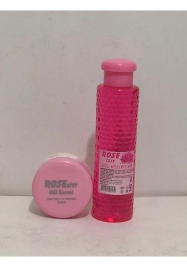 Rose City Gül Kolonyası 240 ml Alana Rose City Aleo Veralı Gül Kremi 85 ml Hediye