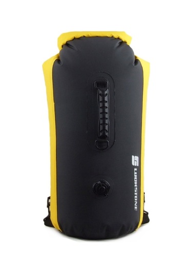 Sones Luckstone 60l Su Geçirmez Sırt Omuz Çantası Şişme Tote Kova Çantası Sarı Siyah Sarı - Siyah